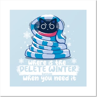 Delete Winter! Posters and Art